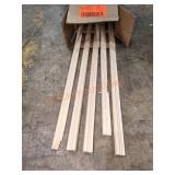 5/16"x11/16"x96" Hardwood Panel Colonial Moulding