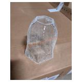 Clear crackle glass bell shaped replacement shade