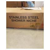 Stainless steel shower niche