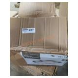 2-light flush mount both globes broken