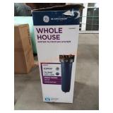 Whole house water filtration system
