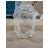 Clear crackle glass bell shaped replacement shade