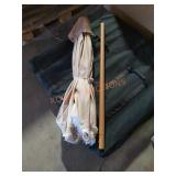 Ainfox 7.5ft patio umbrella Tan