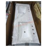61' x 22' Vanity Double Sink Top ONLY
