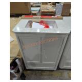 White Vanity w/ Top 24' x 19' x 34.5'
