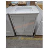 White Vanity w/ Top 24' x 19' x 35'