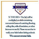 X'S THE BID - INFORMATION SLIDE ONLY