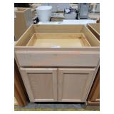 27' Base Cabinet, Unfinished