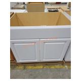 36' Sink Base Cabinet,Damaged