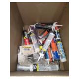 Box Lot Assorted Home Improvement Items