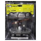 Ryobi One+18v 2Ah Lithium Battery 2-Pack