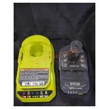 Ryobi One+18v Lithium 1.5Ah Battery Combo