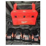 M18 PACKOUT 6-Bay Rapid Charger Combo