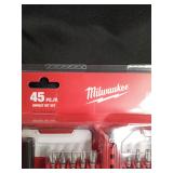 45 pc Milwaukee impact bit set