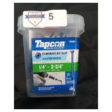 Tapcon star recess screws