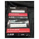 6' led spot light bar 2xbid