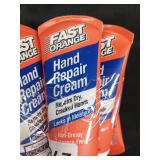 Fast orange hand repair cream