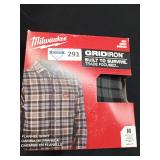 Milwaukee flannel size medium long sleeve