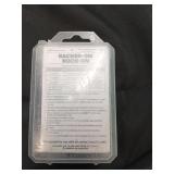 Backer on rock on screws