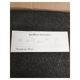 Bathroom accessory set, black