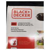 Black n Decker 20v drill