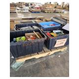Storage Totes full of Painting Supplies & More