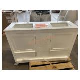 54in White Vanity (damaged)