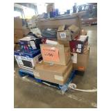 Microwave, Tripod Work Light, Pump