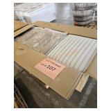 81' Beige Striped Sofa