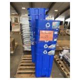 45- Gallon Recycling Cans BID X 12
