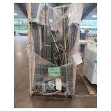 Metaltech scaffolding united with legs and wheels