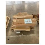 Stainless steel fold table, rubber matting