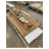 Hardwood Flooring, Assorted Glass Panels