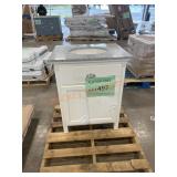28ï¿½ white vanity