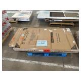 Glass panel door, unopened boxes