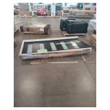 36in black left hand 5 lite exterior door