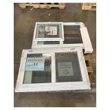 39 1/4ï¿½ x 26 1/4ï¿½ double hung windows 2X THE BID