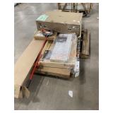 Corner Wall Cabinet, Downspout, Pine Door