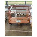 Orange hardware cart