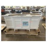 6ï¿½ white vanity cracked top