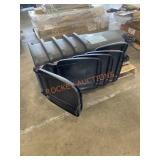 45 Gallon Rolling Trash Can 5xBID