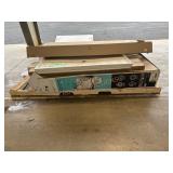 Shower pan, nextile wall set, flooring