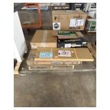 Door handles, electric cooktop, unopened boxes