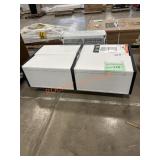 35ï¿½ 4 shelf cabinet, 36ï¿½ 5 shelve storage unit