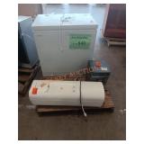 Glacier bay water dispenser, vissani chest freezer