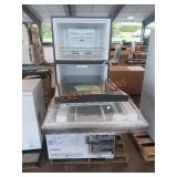 Frigidaire refrigerator, whirlpool microwave