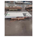 36in 3 lite right hand exterior door