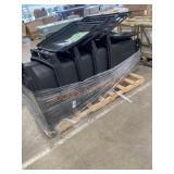 96 Gallon Rolling Trash Can 5xBID