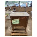 30ï¿½ brown with white top vanity