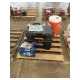 Bosch base router, rigid tool box, cooler